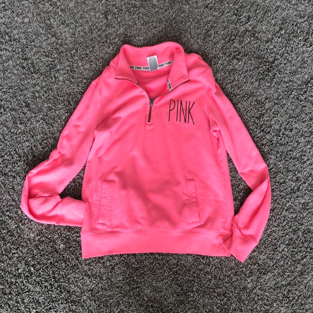 pink pullover